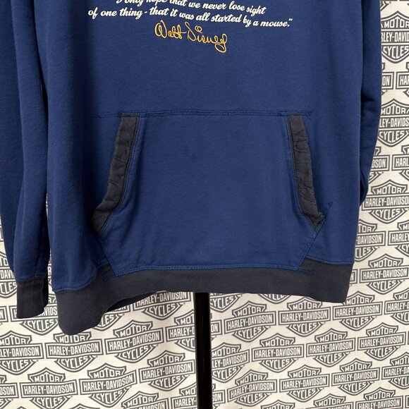 Vintage Y2K Embroidered Walt Disney World Mickey Mouse Hoodie Adult Medium - Picture 2 of 5